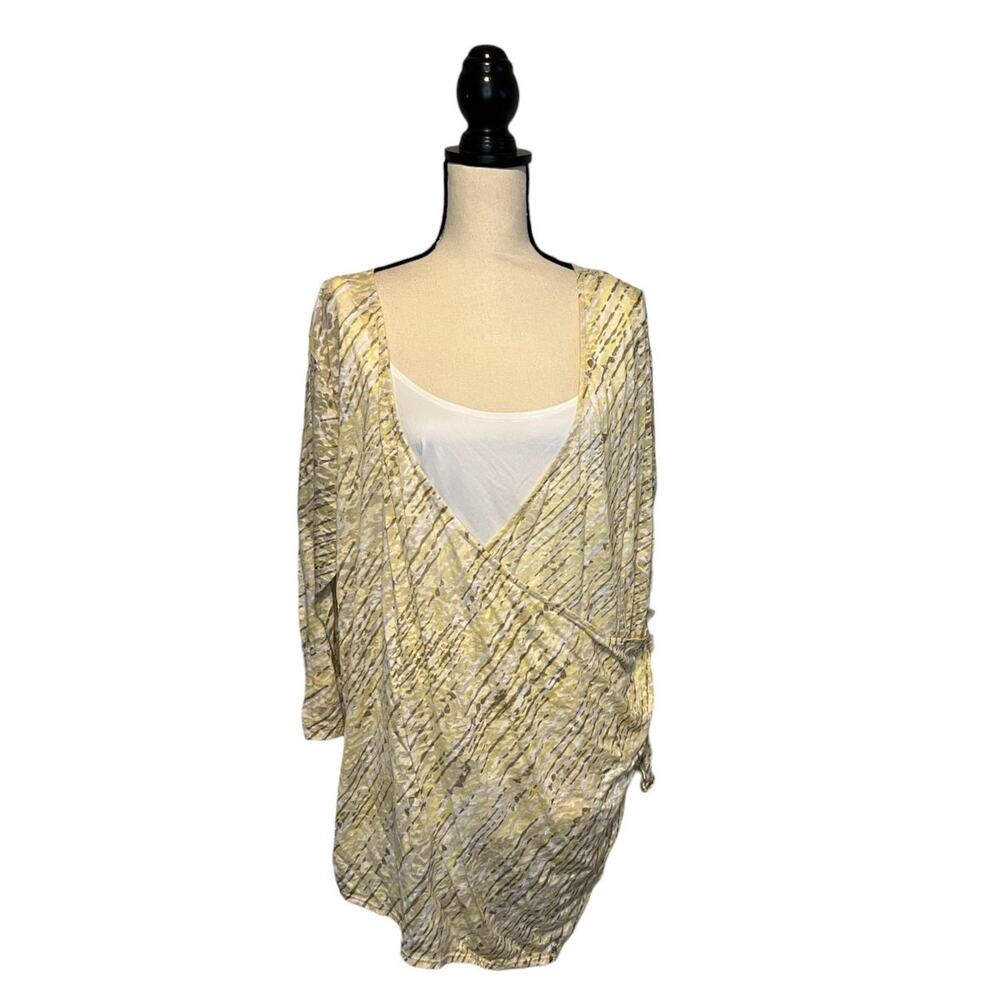 Ruby Rd. Layered Top Womens Size 3x Multicolor Pr… - image 2